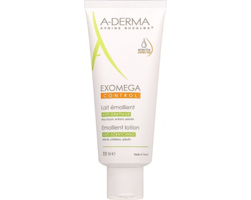 A-Derma Exomega Control Emollient Lotion Μαλακτικό Γαλάκτωμα για Δέρμα με Τάση Ατοπίας, 200ml A-Derma Exomega Control Emollient Lotion Μαλακτικό Γαλάκτωμα για Δέρμα με Τάση Ατοπίας, 200ml