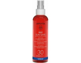Apivita Bee Sun Safe Satin Touch The Perfecting Body Oil SPF30 Λάδι Σώματος για Μαύρισμα, 200ml