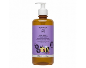 Apivita Mini Bees Gentle Kids Shampoo Απαλό Σαμπουάν για Παιδιά με Μύρτιλο & Μέλι, 500ml