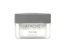 ATACHE Vital Age Retinol Wrinkle Attack Night, Αντιρυτιδική κρέμα νύχτας με ρετινόλη, 50ml