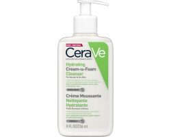 CeraVe Hydrating Cream to Foam Cleanser Αφρώδης Κρέμα Καθαρισμού για Κανονικό-Ξηρό Δέρμα, 236ml CeraVe Hydrating Cream to Foam Cleanser Αφρώδης Κρέμα Καθαρισμού για Κανονικό-Ξηρό Δέρμα, 236ml