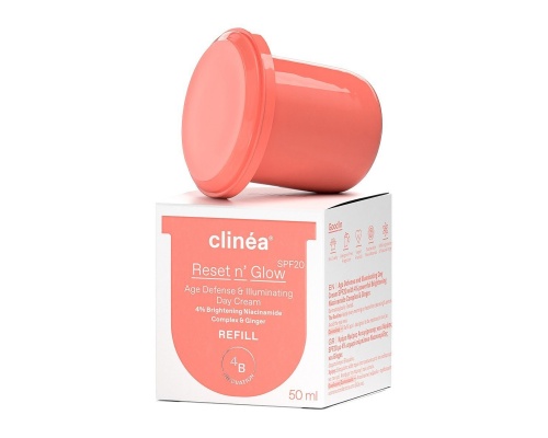 Clinea Reset n' Glow SPF20 Refill Κρέμα Προσώπου Αντιγήρανσης & Λάμψης Ανταλλακτικό Δοχείο, 50ml Clinea Reset n' Glow SPF20 Refill Κρέμα Προσώπου Αντιγήρανσης & Λάμψης Ανταλλακτικό Δοχείο, 50ml