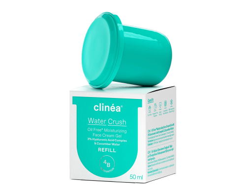 Clinea Water Crush Face Cream Gel Refill Ενυδατική Κρέμα-Τζελ Προσώπου Ανταλλακτικό Δοχείο, 50ml Clinea Water Crush Face Cream Gel Refill Ενυδατική Κρέμα-Τζελ Προσώπου Ανταλλακτικό Δοχείο, 50ml