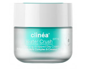 Clinea Water Crush Day Cream SPF15 Ενυδατική Κρέμα Ημέρας με Αντηλιακή Προστασία, 50ml
