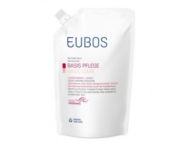 EUBOS, Red Liquid Washing Emulsion Refill, Ανταλακτικό  υγρό καθαρισμού για κανονικό και μικτό δέρμα με φυσιολογικό ph 400ml