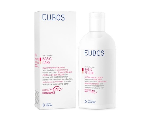 Eubos Liquid Red 200ml, Υγρό καθαρισμού, για τον καθημερινό καθαρισμό και την περιποίηση προσώπου και σώματος Eubos Liquid Red 200ml, Υγρό καθαρισμού, για τον καθημερινό καθαρισμό και την περιποίηση προσώπου και σώματος