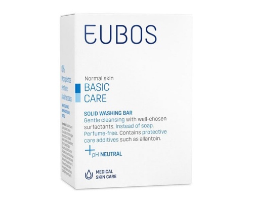 Eubos Blue, Washing Bar, Πλάκα Καθαρισμού για πρόσωπο και σώμα 125gr Eubos Blue, Washing Bar, Πλάκα Καθαρισμού για πρόσωπο και σώμα 125gr