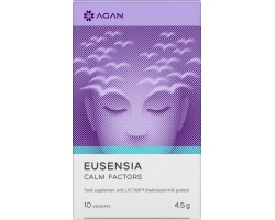 Agan Eusensia Calm Factors Συμπλήρωμα Διατροφής για το Άγχος & την Νευρικότητα, 10 φυτικές κάψουλες Agan Eusensia Calm Factors Συμπλήρωμα Διατροφής για το Άγχος & την Νευρικότητα, 10 φυτικές κάψουλες