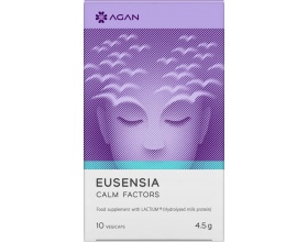 Agan Eusensia Calm Factors Συμπλήρωμα Διατροφής για το Άγχος & την Νευρικότητα, 10 φυτικές κάψουλες