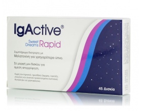 Igactive Sweet Dreams Rapid Συμπλήρωμα Διατροφής για Γρήγορο Ύπνο, 45 κάψουλες