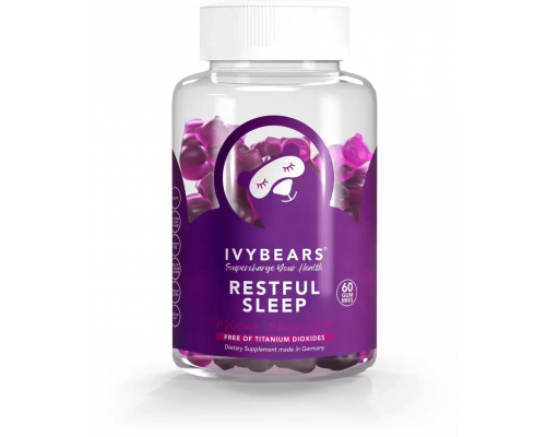 IvyBears Restful Sleep Συμπλήρωμα Διατροφής για Ήρεμο Ύπνο, 60 ζελεδάκια αρκουδάκια