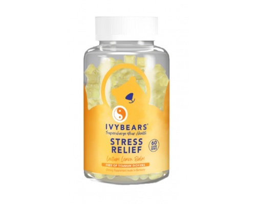 IvyBears Stress Relief Συμπλήρωμα Διατροφής για το Άγχος, 60 ζελεδάκια αρκουδάκια IvyBears Stress Relief Συμπλήρωμα Διατροφής για το Άγχος, 60 ζελεδάκια αρκουδάκια