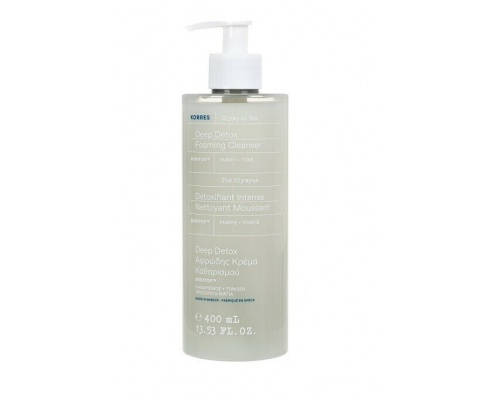 Korres Olympus Tea Deep Detox Foaming Cleanser Αφρώδης Κρέμα Καθαρισμού, 400ml Korres Olympus Tea Deep Detox Foaming Cleanser Αφρώδης Κρέμα Καθαρισμού, 400ml