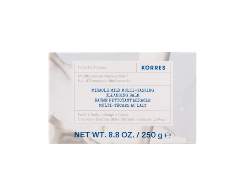Korres Donkey Milk Miracle Milk Multi-Tasking Cleansing Balm Απαλό Σαπούνι Καθαρισμού, 250g Korres Donkey Milk Miracle Milk Multi-Tasking Cleansing Balm Απαλό Σαπούνι Καθαρισμού, 250g