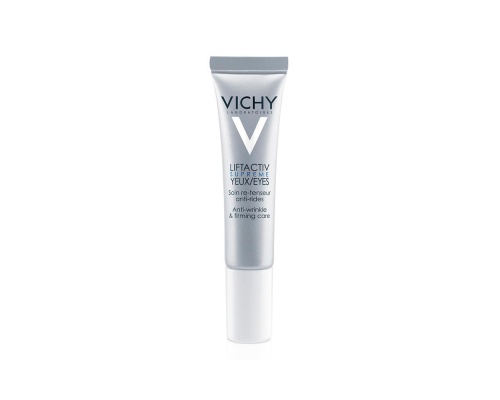 VICHY  LIFTACTIV Supreme Eyes Κρέμα Ματιών για γυναίκες μετά τα 40 κατάλληλη για ευαίσθητα μάτια, 15ml  VICHY  LIFTACTIV Supreme Eyes Κρέμα Ματιών για γυναίκες μετά τα 40 κατάλληλη για ευαίσθητα μάτια, 15ml