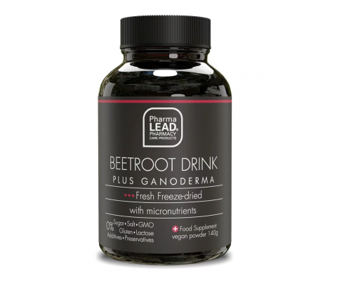 Pharmalead Beetroot Drink Plus Ganoderma Συμπλήρωμα Διατροφής για την Βελτίωση της Αντοχής, 140g Pharmalead Beetroot Drink Plus Ganoderma Συμπλήρωμα Διατροφής για την Βελτίωση της Αντοχής, 140g