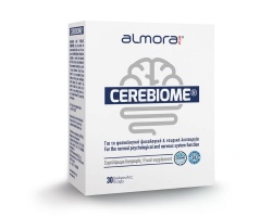 Elpen Almora Plus Cerebiome Συμπλήρωμα Διατροφής για τη Φυσιολογική Ψυχολογική & Νευρική Λειτουργία, 30 κάψουλες Elpen Almora Plus Cerebiome Συμπλήρωμα Διατροφής για τη Φυσιολογική Ψυχολογική & Νευρική Λειτουργία, 30 κάψουλες