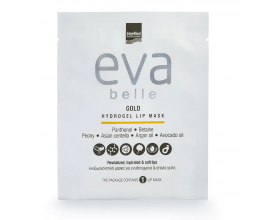 Intermed Eva Belle Gold Hydrogel Lip Mask Ενυδατική Μάσκα Χειλιών, 1τμχ