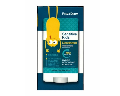 Frezyderm Sensitive Kids Deodorant Παιδικό Αποσμητικό Στικ, 40ml Frezyderm Sensitive Kids Deodorant Παιδικό Αποσμητικό Στικ, 40ml