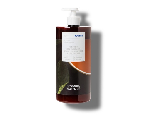 Korres Renewing Body Cleanser Mint Tea Αφρόλουτρο Πράσινο Τσάι, 1000ml Korres Renewing Body Cleanser Mint Tea Αφρόλουτρο Πράσινο Τσάι, 1000ml