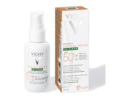 Vichy Capital Soleil UV-Clear SPF50+ Λεπτόρρευστο Αντηλιακό Προσώπου κατά των Ατελειών & της Λιπαρότητας, 40ml Vichy Capital Soleil UV-Clear SPF50+ Λεπτόρρευστο Αντηλιακό Προσώπου κατά των Ατελειών & της Λιπαρότητας, 40ml