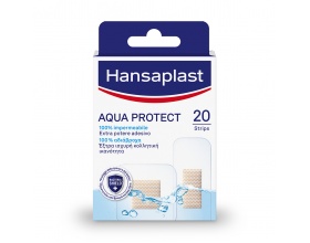 Hansaplast Aqua Protect, Επιθέματα 100% αδιάβροχα & διάφανα με έξτρα ισχυρή κολλητική ικανότητα, 20 τμχ 