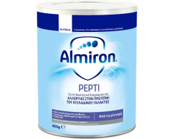 NUTRICIA ALMIRON Pepti Allergy Care, Βρεφικό γάλα ειδικό για αλλεργίες στην πρωτεΐνη του αγελαδινού γάλακτος 450gr NUTRICIA ALMIRON Pepti Allergy Care, Βρεφικό γάλα ειδικό για αλλεργίες στην πρωτεΐνη του αγελαδινού γάλακτος 450gr