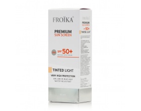 Froika Premium Sun Screen SPF50+ Tinted Light Αντηλιακή Κρέμα Προσώπου με Χρώμα, 50ml