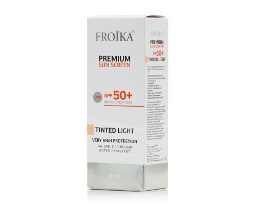 Froika Premium Sun Screen SPF50+ Tinted Light Αντηλιακή Κρέμα Προσώπου με Χρώμα, 50ml Froika Premium Sun Screen SPF50+ Tinted Light Αντηλιακή Κρέμα Προσώπου με Χρώμα, 50ml