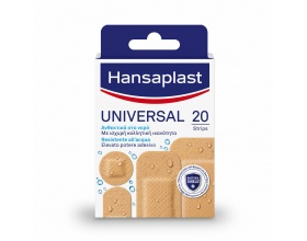 HANSAPLAST Universal Κάλυμμα με ισχυρή κολλητική ικανότητα ώστε να προστατεύεται η περιοχή της πληγής 20 επιθέματα