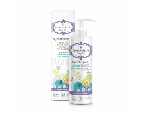 Pharmasept Baby Care Hydrating Milk Βρεφικό Ενυδατικό Γαλάκτωμα για Πρόσωπο & Σώμα, 250ml Pharmasept Baby Care Hydrating Milk Βρεφικό Ενυδατικό Γαλάκτωμα για Πρόσωπο & Σώμα, 250ml