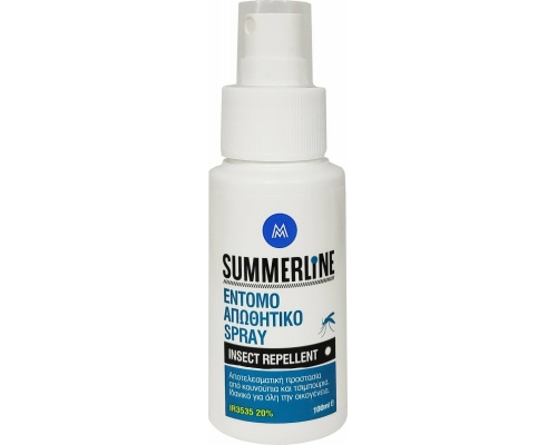 Medisei Summerline Insect Repellent Spray Εντομοαπωθητικό Σπρέι, 100ml  Medisei Summerline Insect Repellent Spray Εντομοαπωθητικό Σπρέι, 100ml