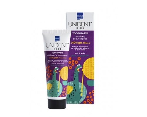 Intermed Unident Kids Toothpaste 1400ppm Παιδική Οδοντόκρεμα για 6+ χρονών, 50ml Intermed Unident Kids Toothpaste 1400ppm Παιδική Οδοντόκρεμα για 6+ χρονών, 50ml