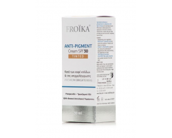 Froika Anti-Pigment Cream SPF30 Tinted Κρέμα κατά των Καφέ Κηλίδων & της Υπερμελάγχρωσης με Χρώμα, 30ml Froika Anti-Pigment Cream SPF30 Tinted Κρέμα κατά των Καφέ Κηλίδων & της Υπερμελάγχρωσης με Χρώμα, 30ml