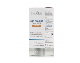 Froika Anti-Pigment Cream SPF30 Tinted Κρέμα κατά των Καφέ Κηλίδων & της Υπερμελάγχρωσης με Χρώμα, 30ml