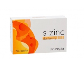 Dermageria S Zinc Skin Beauty Συμπλήρωμα Διατροφής για την Ενίσχυση του Ανοσοποιητικού, 60 κάψουλες
