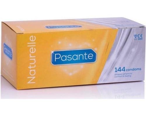 Pasante Naturelle Condoms, Προφυλακτικά Πιο Ευρύχωρα Στην Βάλανο, 144 τμχ Pasante Naturelle Condoms, Προφυλακτικά Πιο Ευρύχωρα Στην Βάλανο, 144 τμχ