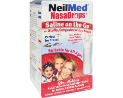 NeilMed NasaDrops Saline On The Go Αμπούλες Ρινικών Πλύσεων, 15x15ml NeilMed NasaDrops Saline On The Go Αμπούλες Ρινικών Πλύσεων, 15x15ml