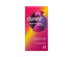 Durex Pleasure Max Προφυλακτικά, 12 τμχ