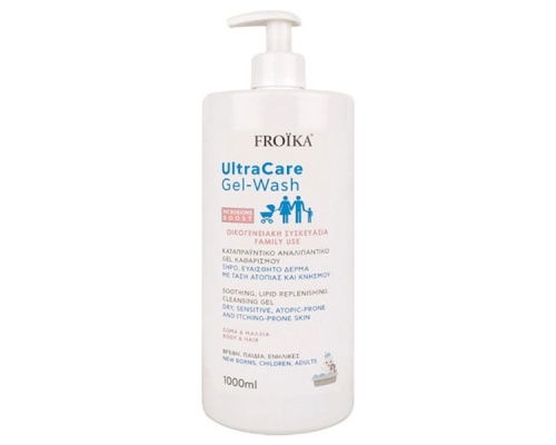 Froika UltraCare Gel Wash Καταπραϋντικό Τζελ Καθαρισμού, 1000ml Froika UltraCare Gel Wash Καταπραϋντικό Τζελ Καθαρισμού, 1000ml
