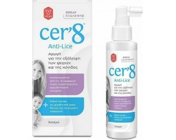 Vican Cer'8 Anti-Lice Spray Αγωγή για την Εξάλειψη των Ψειρών & της Κόνιδας, 125ml Vican Cer'8 Anti-Lice Spray Αγωγή για την Εξάλειψη των Ψειρών & της Κόνιδας, 125ml
