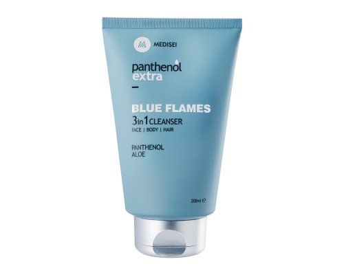 Medisei Panthenol Extra Blue Flames 3in1 Cleanser Ανδρικό Καθαριστικό για Πρόσωπο, Σώμα & Μαλλιά, 200ml Medisei Panthenol Extra Blue Flames 3in1 Cleanser Ανδρικό Καθαριστικό για Πρόσωπο, Σώμα & Μαλλιά, 200ml