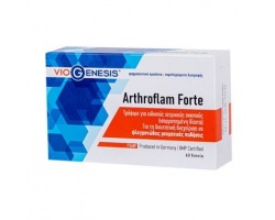 VIOGENESIS Arthroflam Forte Συμπλήρωμα διατροφής για τη διαιτητική διαχείριση σε φλεγμονώδεις ρευματικές παθήσεις 60 δισκία   VIOGENESIS Arthroflam Forte Συμπλήρωμα διατροφής για τη διαιτητική διαχείριση σε φλεγμονώδεις ρευματικές παθήσεις 60 δισκία