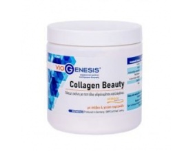 VIOGENESIS Collagen Beauty Drink Powder Συμπλήρωμα διατροφής Πόσιμη σκόνη με πεπτίδια υδρολυμένου κολλαγόνου Verisol, υαλουρονικό οξύ και βιταμίνες 240gr