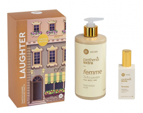 Medisei Panthenol Extra Promo Laughter Γυναικείο Καθαριστικό Femme 500ml & Άρωμα Femme 50ml Medisei Panthenol Extra Promo Laughter Γυναικείο Καθαριστικό Femme 500ml & Άρωμα Femme 50ml