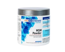 VIOGENESIS MSM (Methylsulfonylmethan) Powder Συµπλήρωµα διατροφής έχει ισχυρές αντιφλεγµονώδεις και παυσίπονες ιδιότητες 125 g  VIOGENESIS MSM (Methylsulfonylmethan) Powder Συµπλήρωµα διατροφής έχει ισχυρές αντιφλεγµονώδεις και παυσίπονες ιδιότητες 125 g