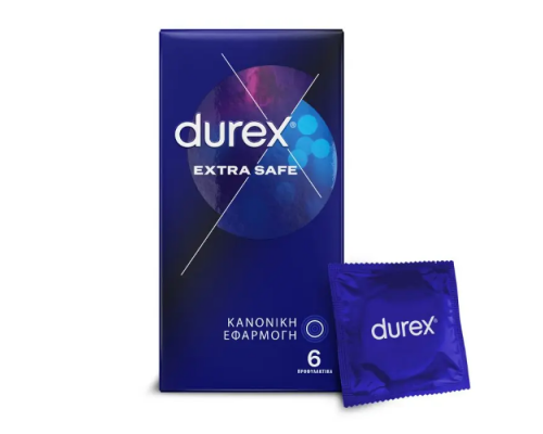 ΠΡΟΦΥΛΑΚΤΙΚΑ  DUREX Εxtra safe 6τμχ ΠΡΟΦΥΛΑΚΤΙΚΑ  DUREX Εxtra safe 6τμχ