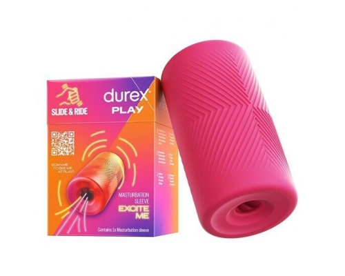 Durex Play Slide & Ride Masturbation Sleeve Excite Me Συσκευή Αυνανισμού, 1τμχ