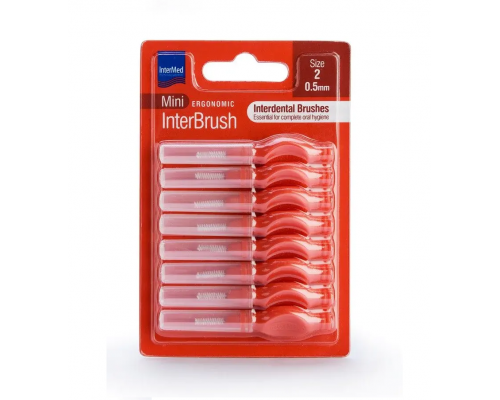 Intermed Mini Ergonomic InterBrush Μεσοδόντια Βουρτσάκια 0.5mm, 8τμχ Intermed Mini Ergonomic InterBrush Μεσοδόντια Βουρτσάκια 0.5mm, 8τμχ