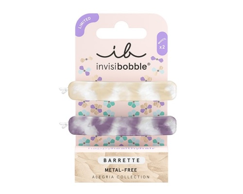 Invisibobble Barrette Alegria Turn On Your Healers Μπαρέτες Μαλλιών, 2τμχ Invisibobble Barrette Alegria Turn On Your Healers Μπαρέτες Μαλλιών, 2τμχ
